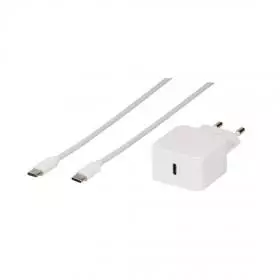 Cargador Súper Rápido 3.0 25W 3A USB Tipo C + Cable Tipo C.