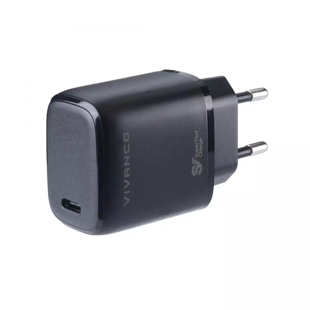 Cargador Pared Vivanco Tipo C 25W 