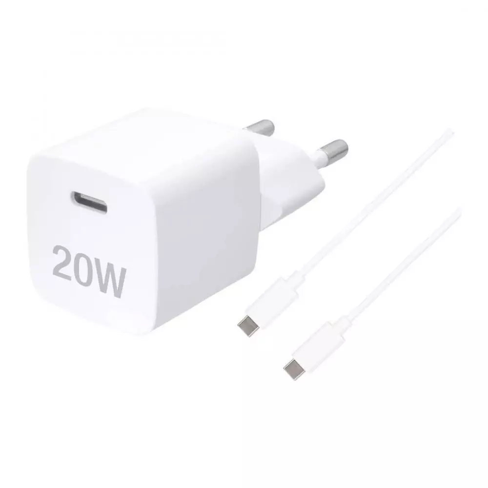 Cargador de pared Vivanco TCVVUSBCPD20W USB-C 20W - 64008