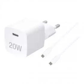 Cargador de pared Vivanco TCVVUSBCPD20W USB-C 20W - 64008.