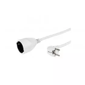 Prolongador de corriente Schuko Vivanco 3 Metros Blanco.