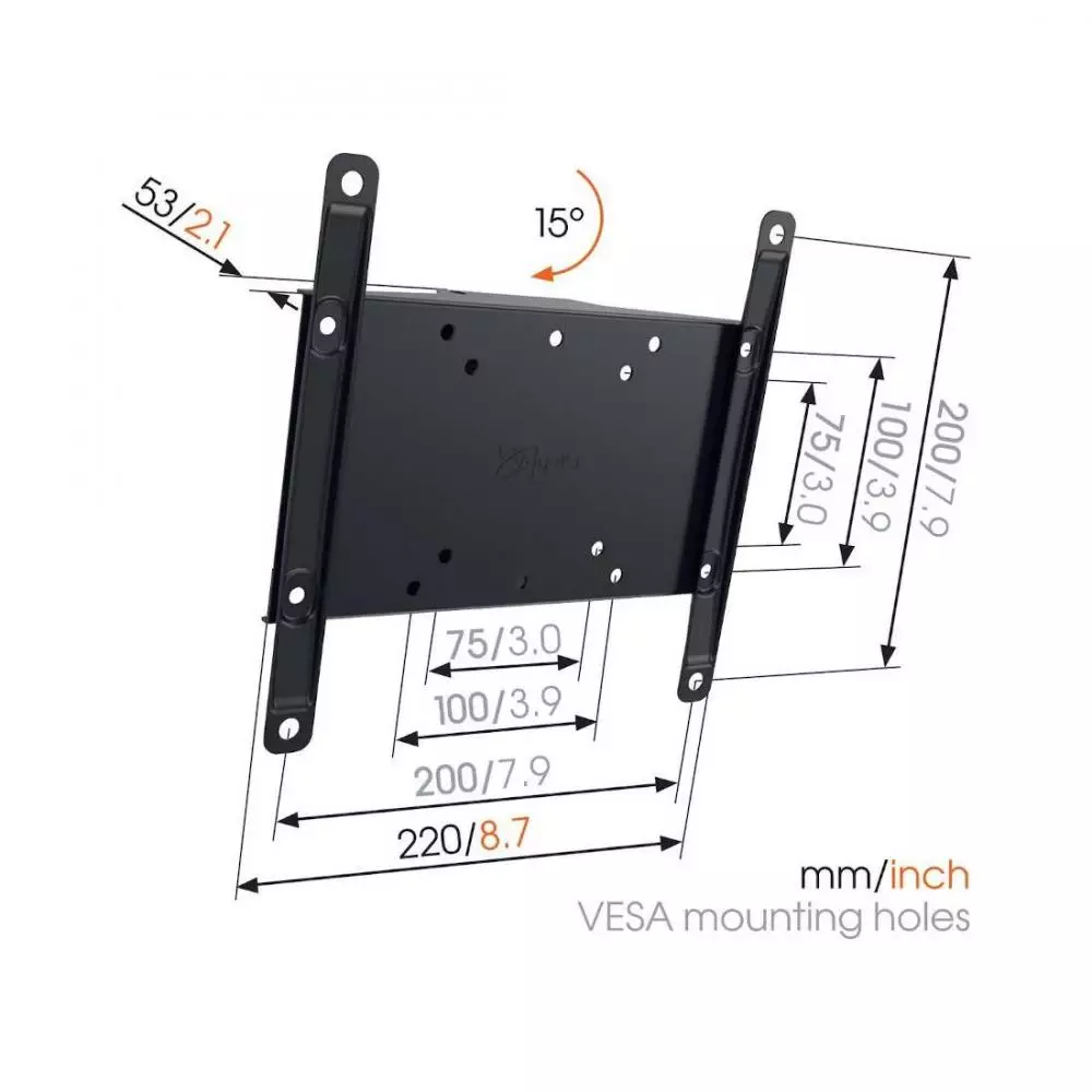 Soporte Vogels MA2010C1 Fijo 19"-43" VESA 200x200 Inclinable