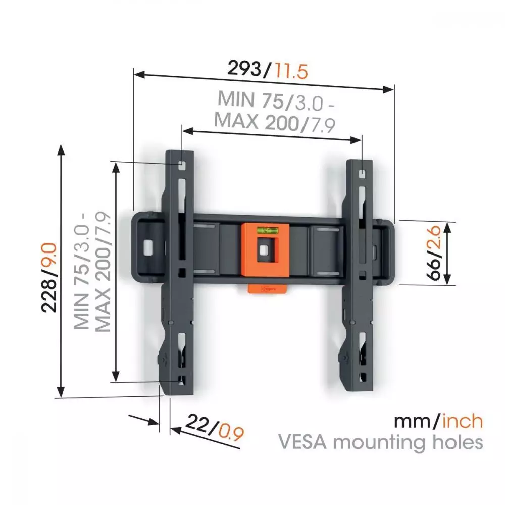 Soporte TV Vogels TVM1203 Fijo 19-50" peso máx 30 Kg