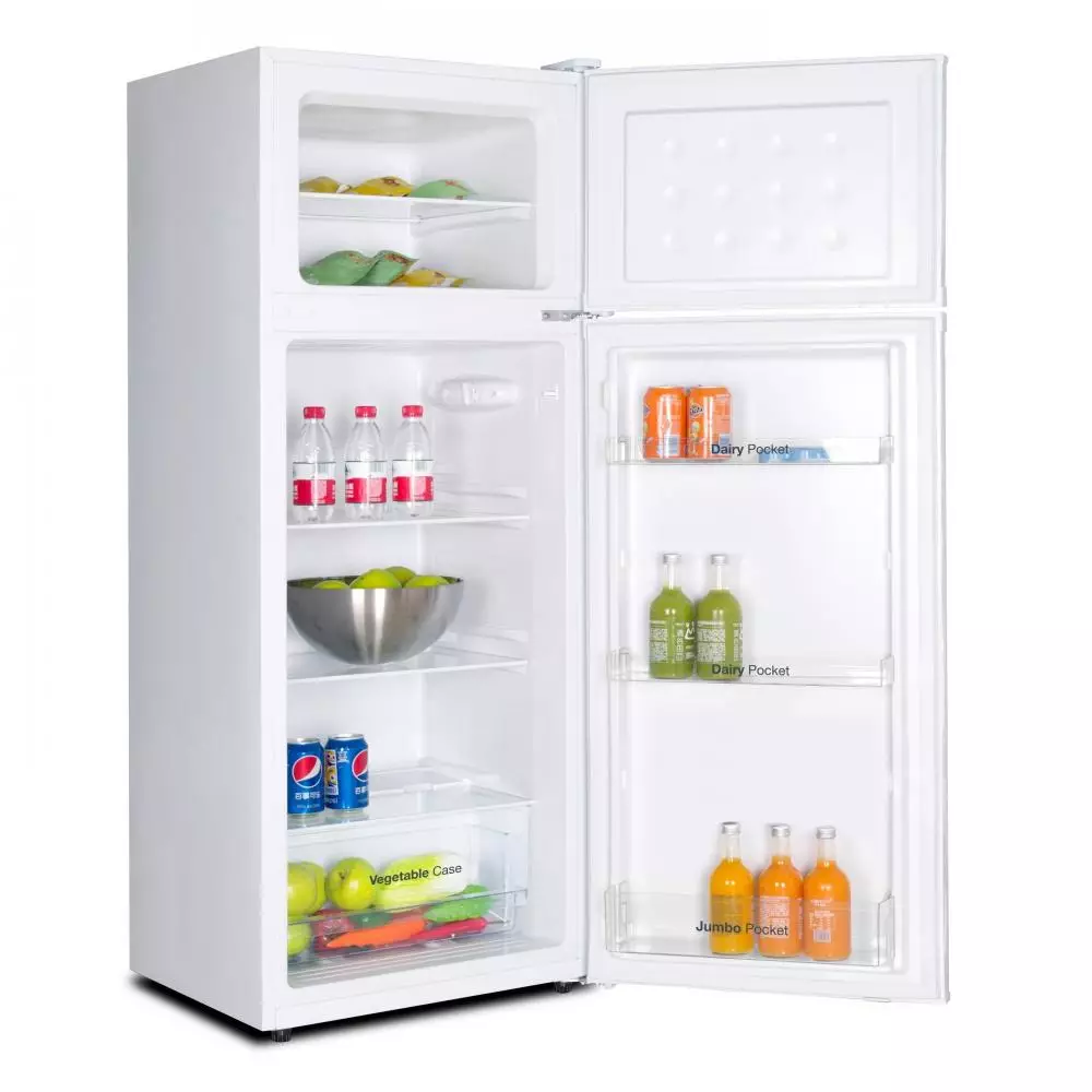 Frigorífico 2 puertas VOK EVR-206DEW Clase E 145mx54cm Estático Blanco