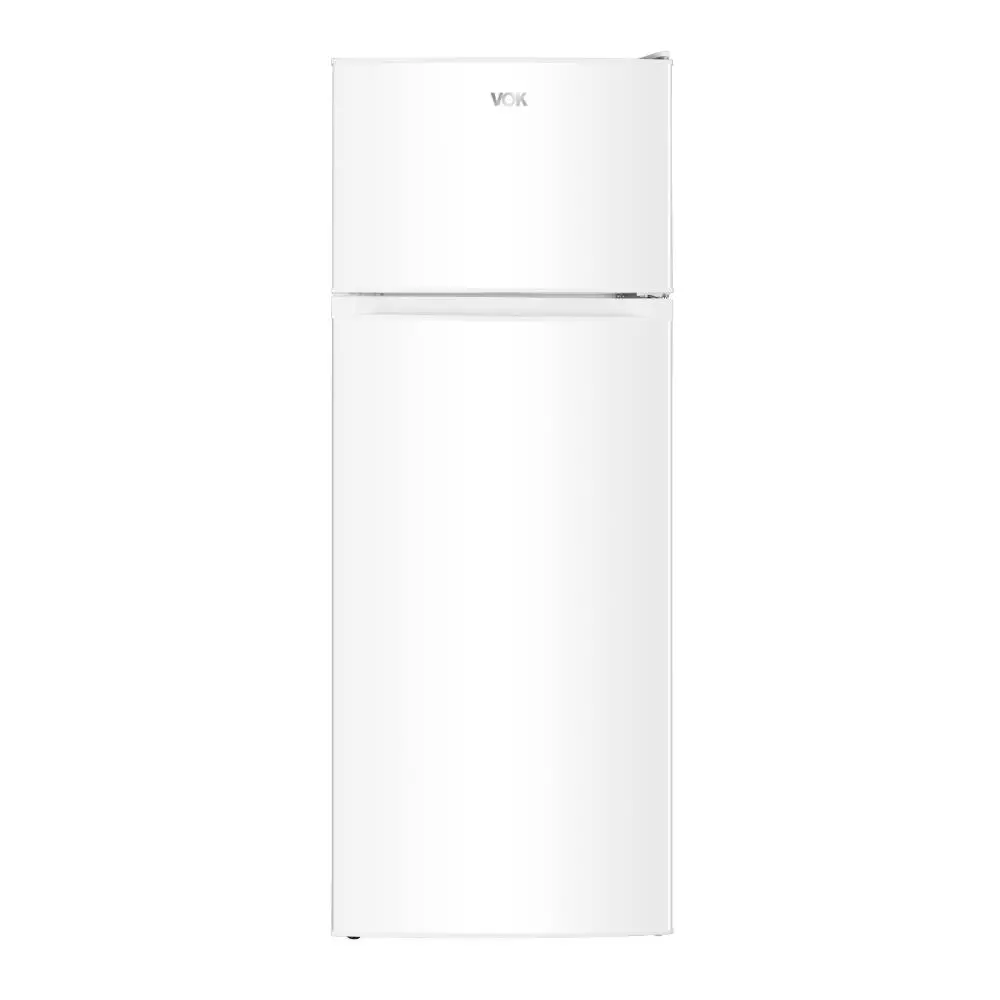 Frigorífico 2 puertas VOK EVR-206DEW Clase E 145mx54cm Estático Blanco