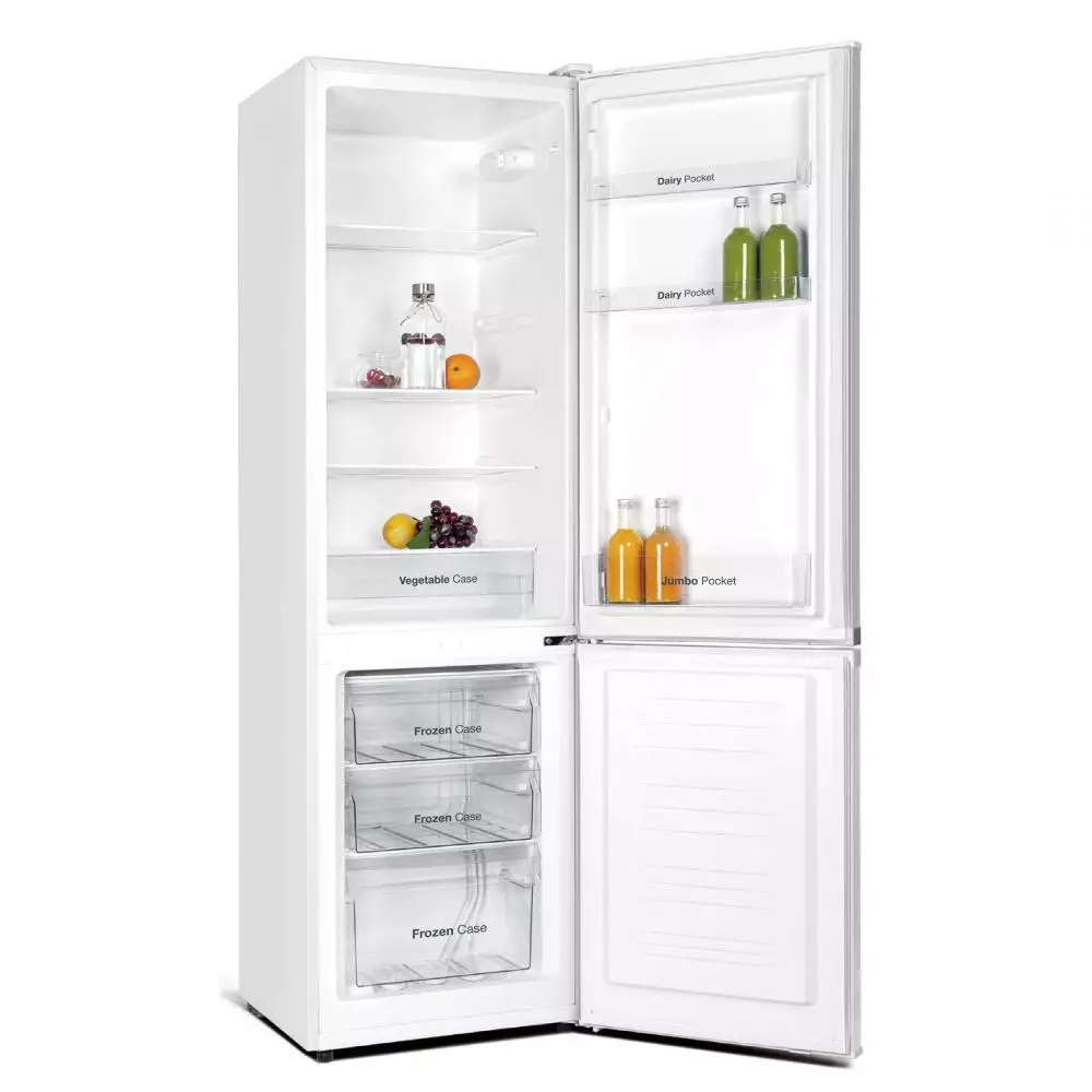 Frigorífico Combi  VOK EVR-244DEW Clase E Estático 1.80m Blanco