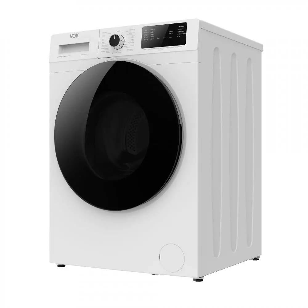 Lavadora VOK EVW-10BAWB13 Clase A 10 Kg 1400 rpm Blanco