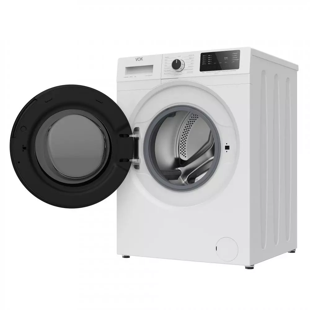 Lavadora VOK EVW-10BAWB13 Clase A 10 Kg 1400 rpm Blanco
