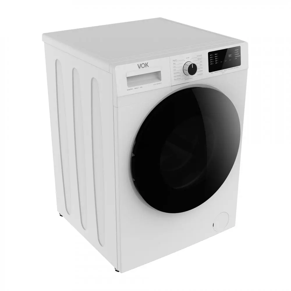Lavadora VOK EVW-10BAWB13 Clase A 10 Kg 1400 rpm Blanco
