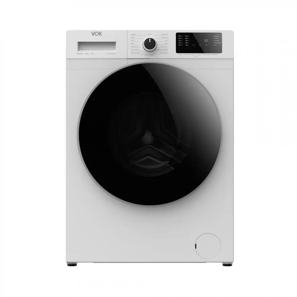 Lavadora VOK EVW-10BAWB13 Clase A 10 Kg 1400 rpm Blanco