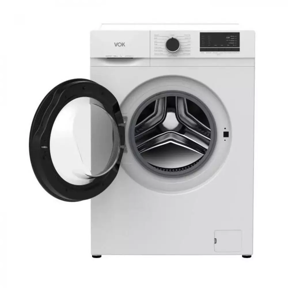 Lavadora VOK EVW-7BAWL21N Clase A 7 Kg 1200 rpm Blanco Función Vapor