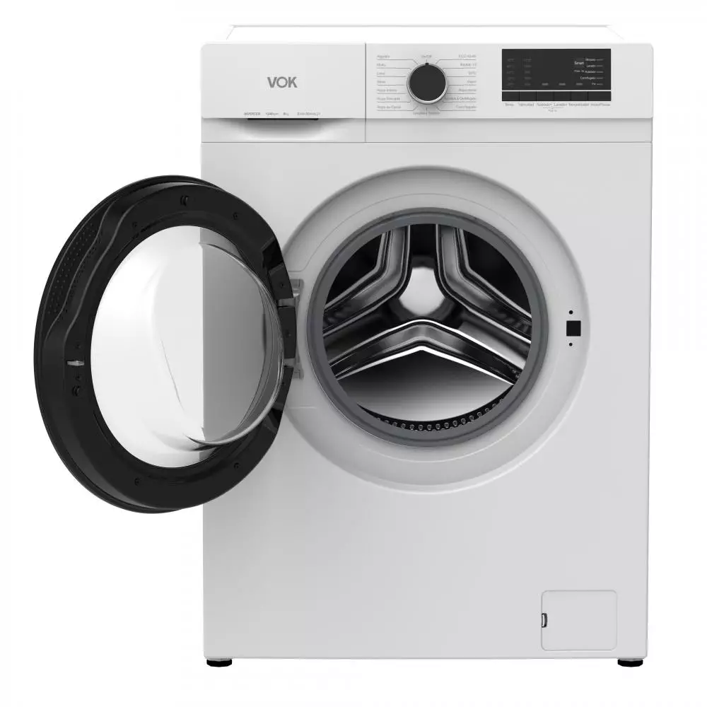 Lavadora VOK EVW-8BAWL21 Clase A 8 Kg 1200 rpm Blanco