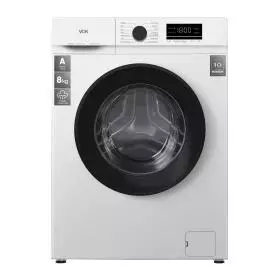 Lavadora VOK EVW-8BAWL2412 Clase A 8 Kg 1200 rpm Blanco   con Función Vapor.