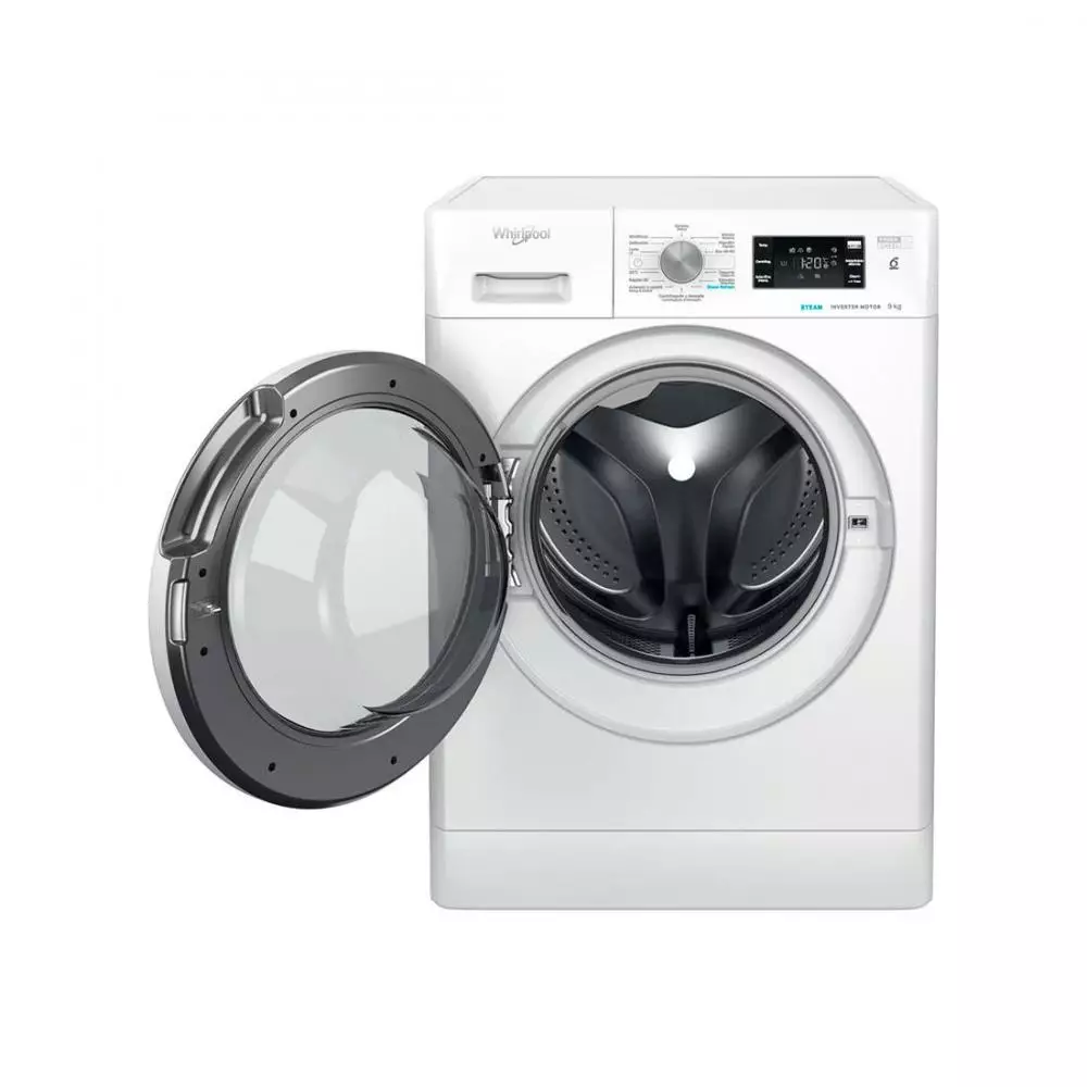 Lavadora Whirlpool FFB9469WVSPT Clase A 9 Kg 1400 rpm Blanco