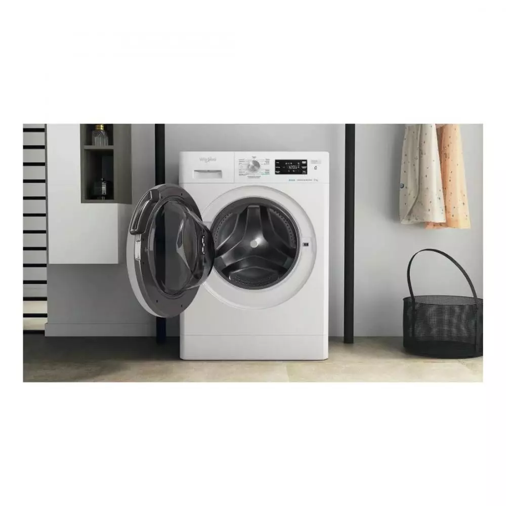 Lavadora Whirlpool FFB9469WVSPT Clase A 9 Kg 1400 rpm Blanco